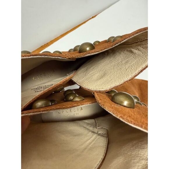 Cecelia New York Brace Stud Bootie in Cognac Sz. 8.5 - Picture 10 of 12